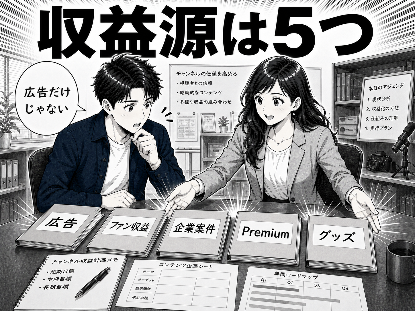 YouTube収益化の5つの方法と仕組み