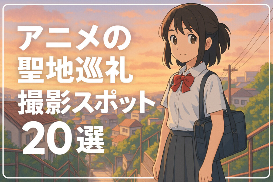 日本国内｜アニメの聖地巡礼撮影スポット