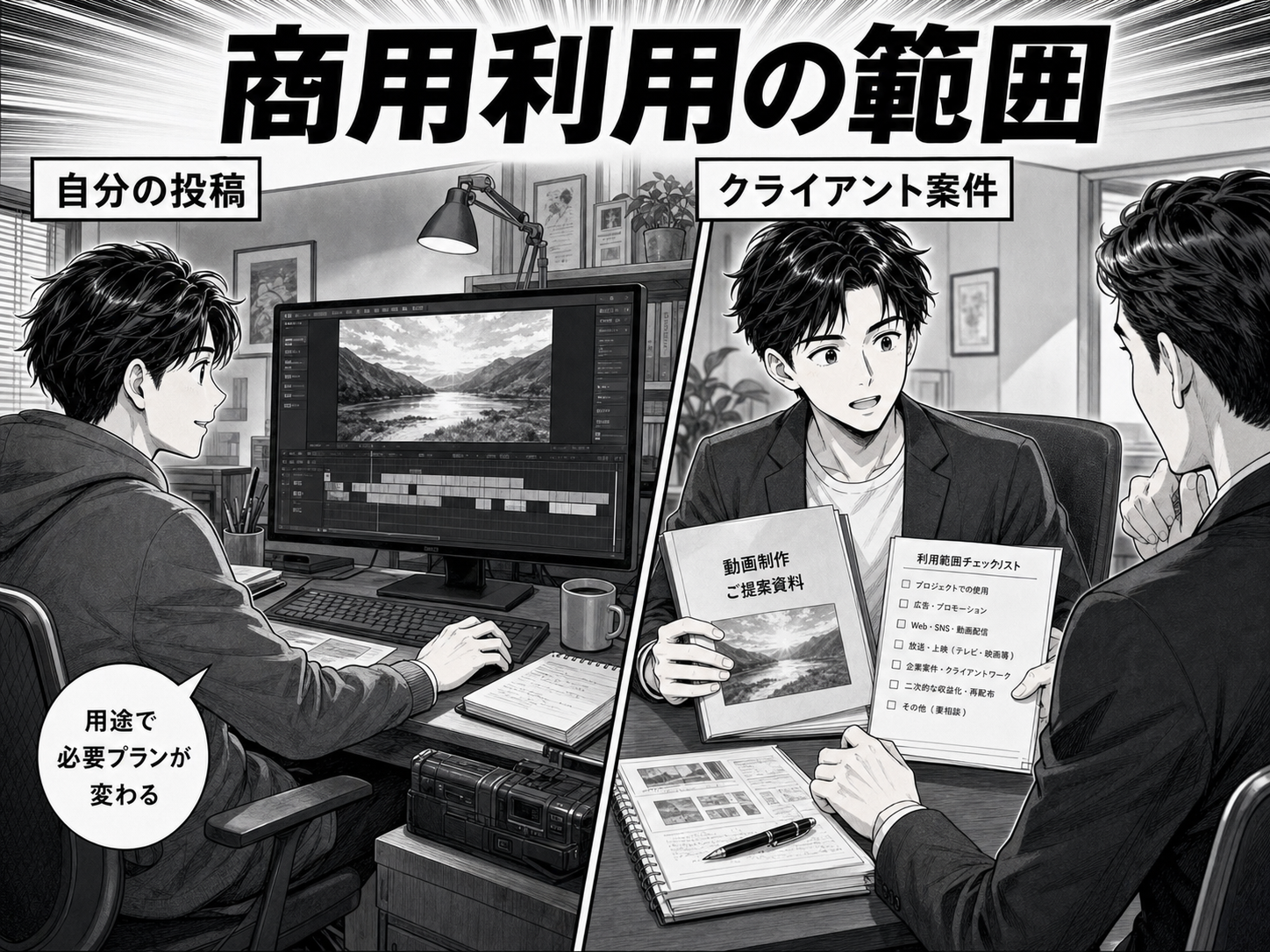 著作権フリー？それともライセンス利用？