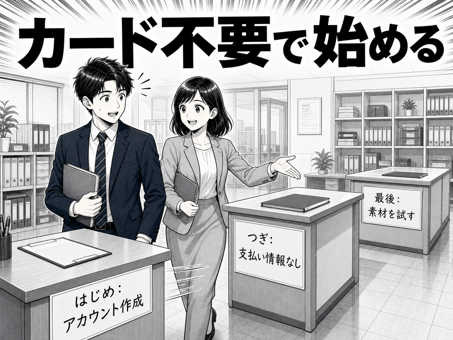 無料体験の始め方
