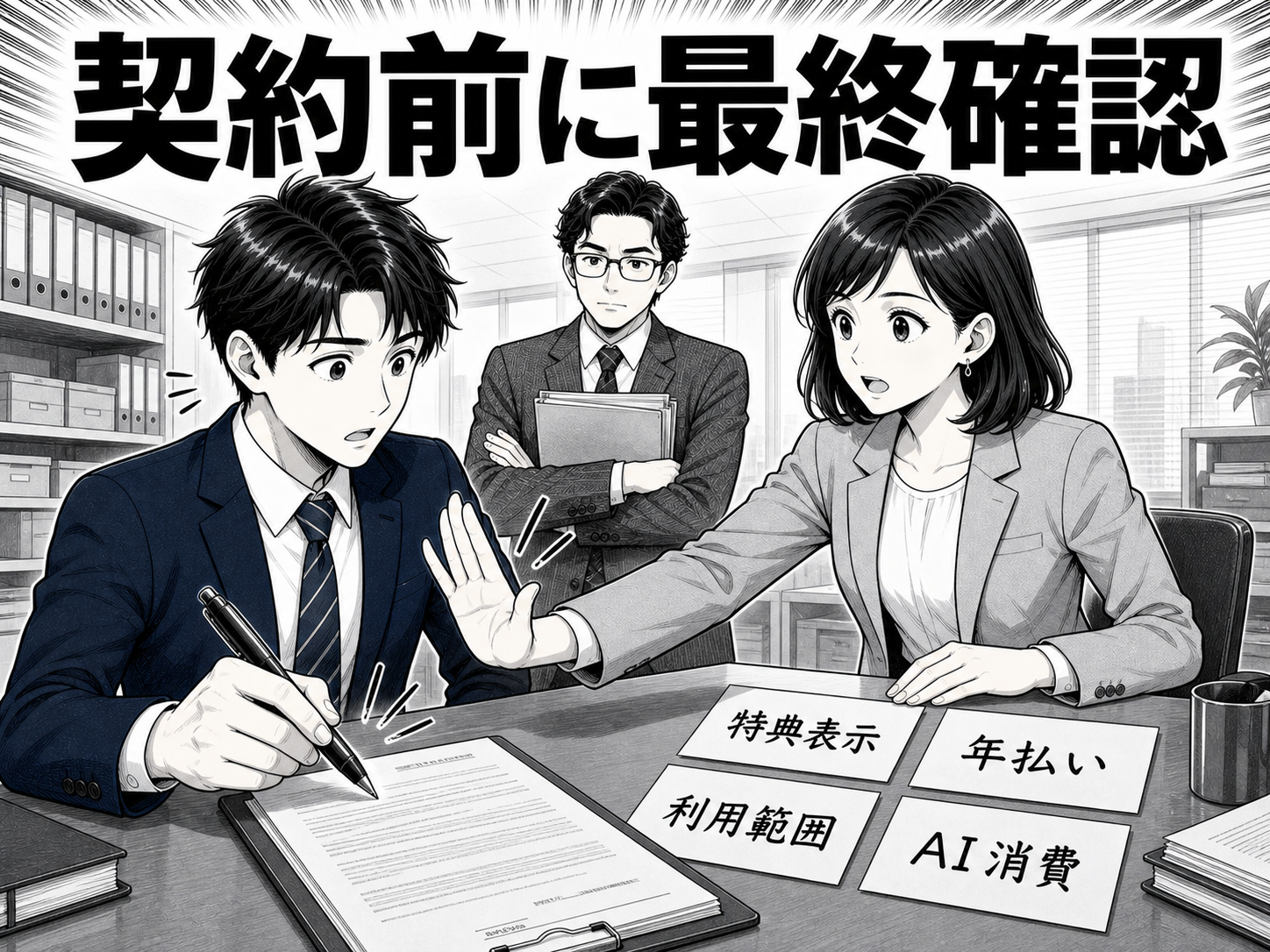 無料体験から有料契約するときの注意点