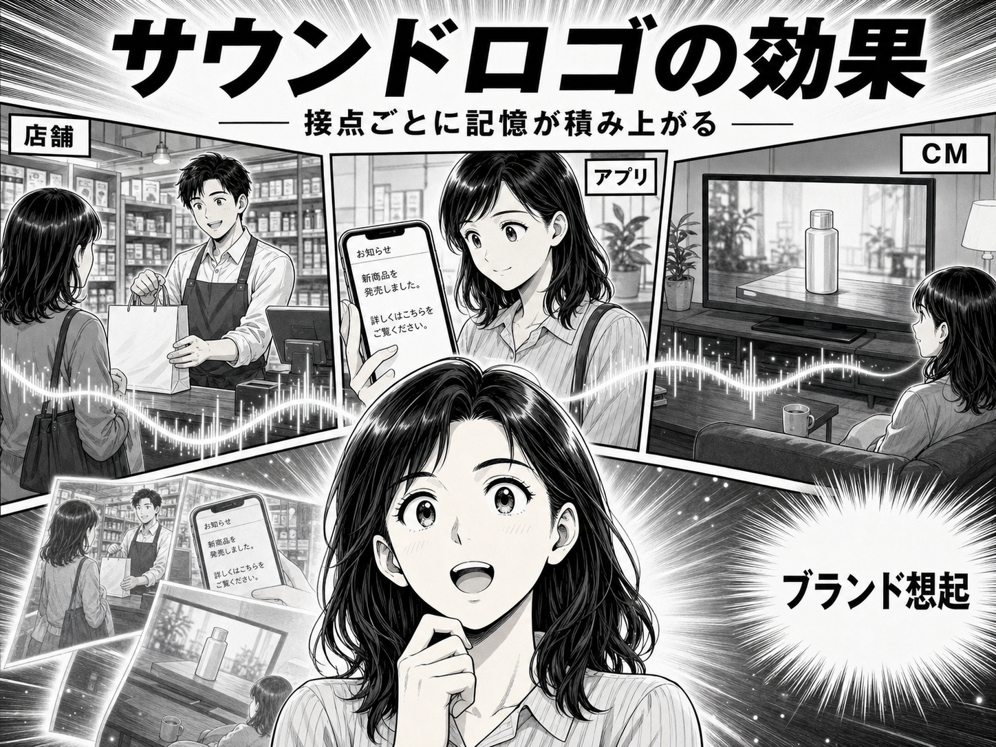 サウンドロゴにはどんな効果がありますか?