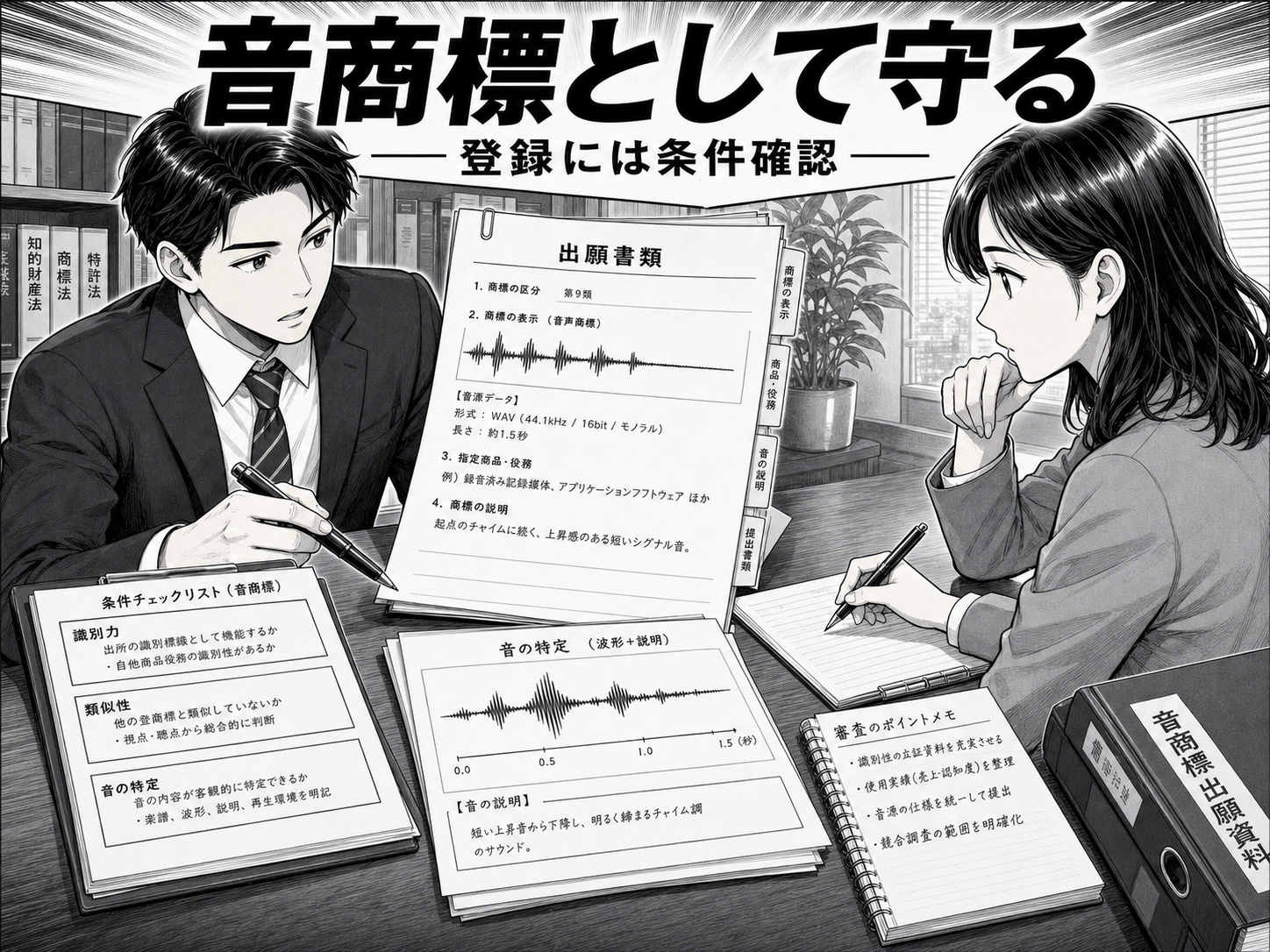 サウンドロゴは商標登録できますか?
