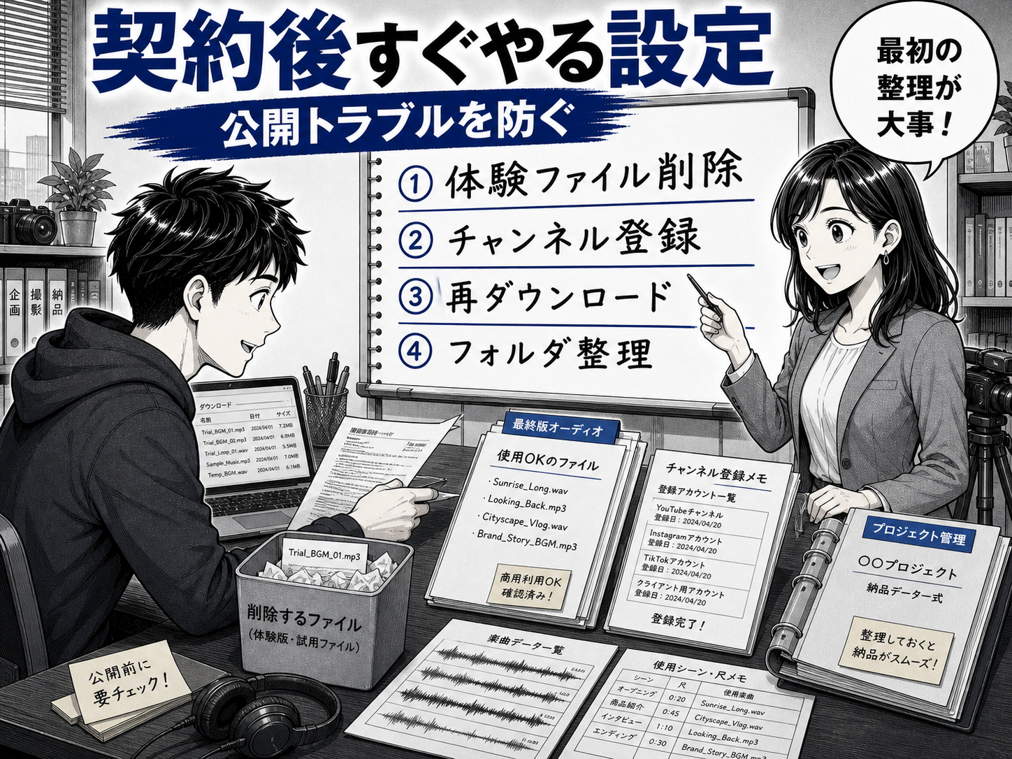 有料BGMサイト契約後に最初にやるべき設定