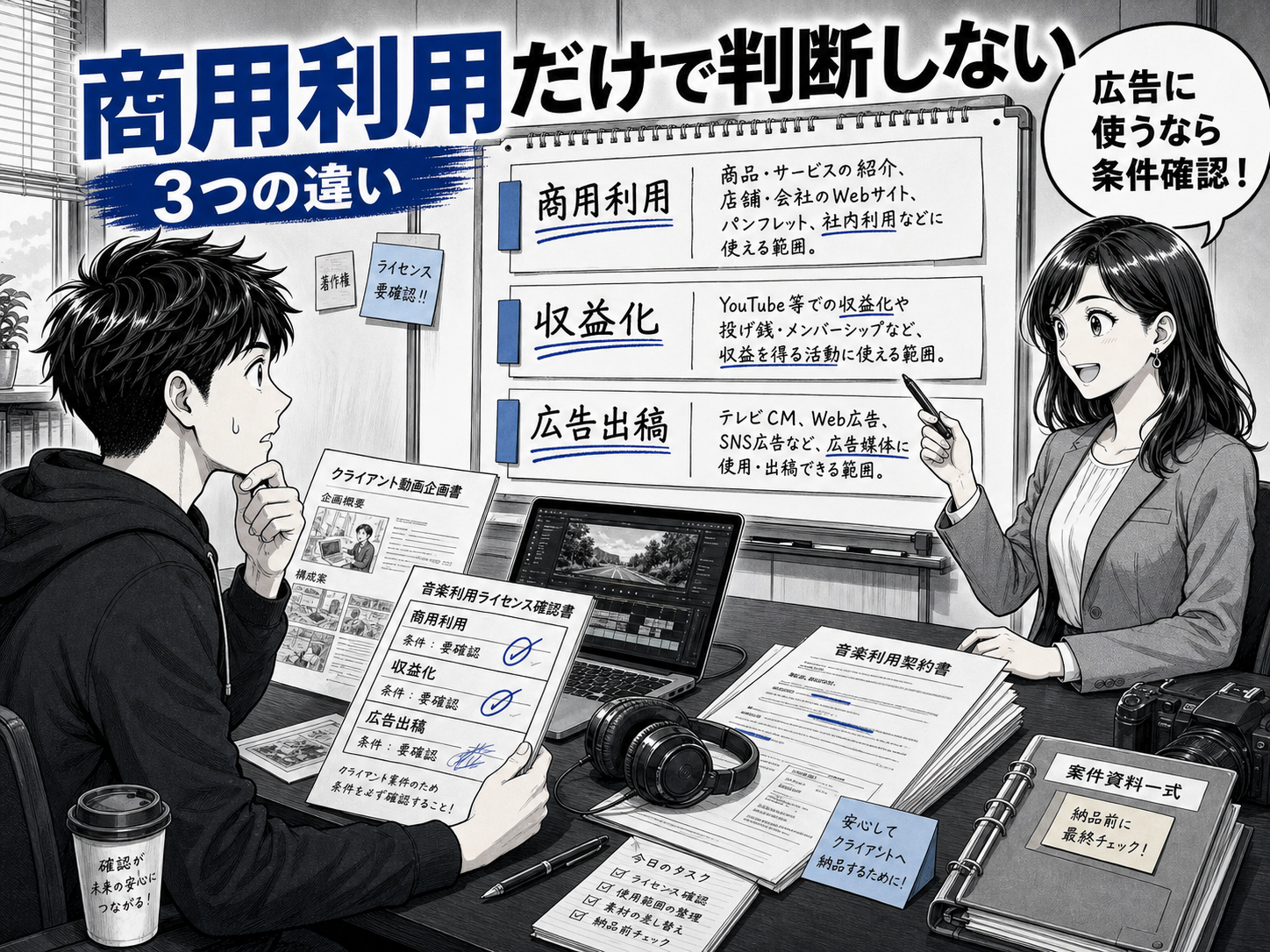 商用利用・収益化・広告出稿は何が違う？