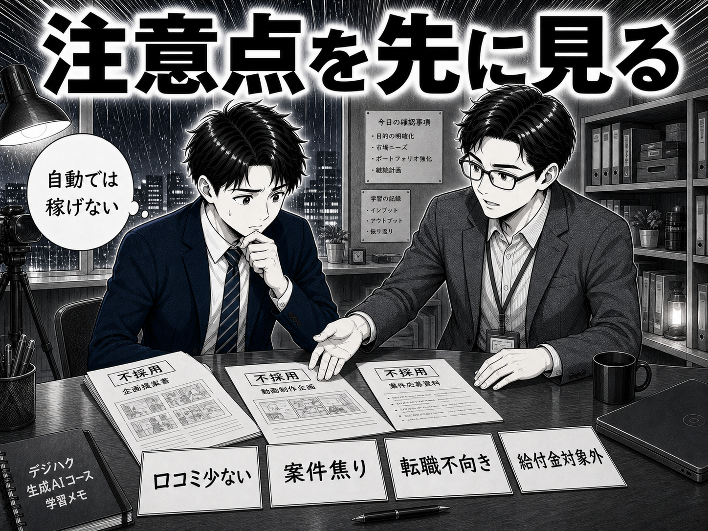 デジハク生成AIコースの悪い口コミと注意点4つ