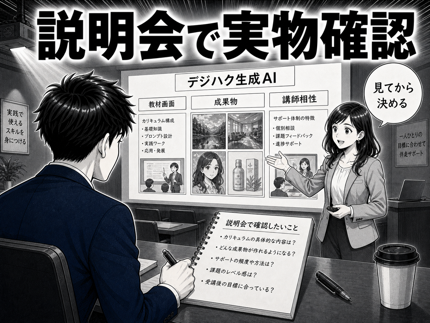 無料説明会の使い方